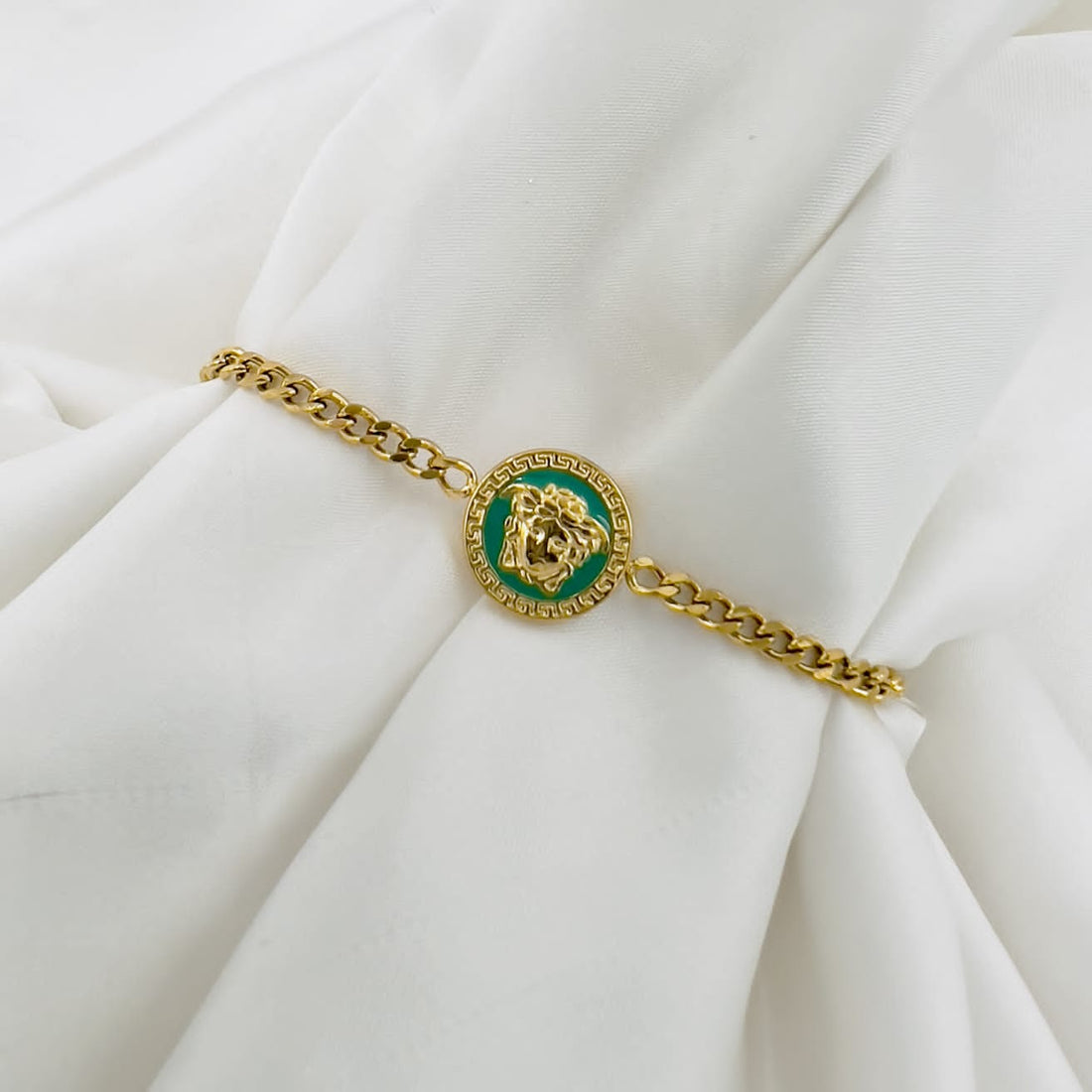 Versace Bracelet for Womens Gold Color