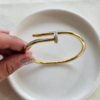 Nail Stoned Bangle