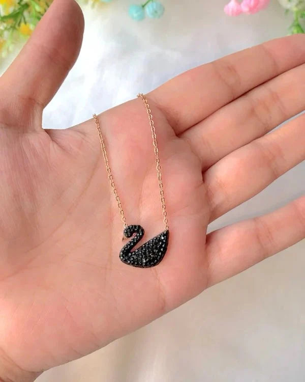 Duck  Black Zircon Set