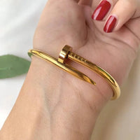 Cartier Golden Nail Bracelet