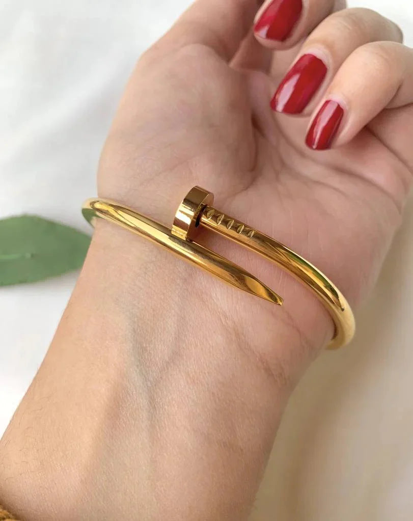 Cartier Golden Nail Bracelet